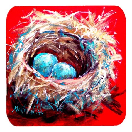 CAROLINES TREASURES Bird Egg-Stra Speical Foam Coasters- Set of 4 MW1024FC